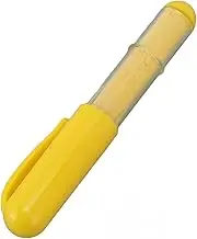Fabric Chalk Marker, Multipurpose Fabric Chalk Liner Pen Practical Portable Precise Marking for Quilting (Yellow)