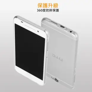 【hTC】Desire 830 晶亮透明 TPU 高質感軟式手機殼/保護套(光學紋理設計防指紋)