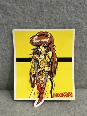 Hook-Ups Skateboards Sticker Ninja Blades Yellow Anime