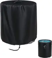 Fire Column Cover, 24Inch round Fire Pit Cover for Outdoor Column Fire Bowl Wate