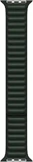 [Apple] Watch Leather Link (41mm) - Sequoia Green - Medium/Large