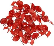OFFSCH Authentic Craftsmanship Red Flag Model Miniature Plastic Flags for Table Educational Display National Symbol