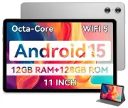 Android Tablet, 11 inch Android 15 Tablet 2025, Octa-Core, 12GB RAM 128GB Sto...