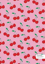 Sweet Cherry Notebook - A4: (Pink Edition) Fun notebook 192 lined pages (A4 / 8.27x11.69 inches / 21x29.7cm)