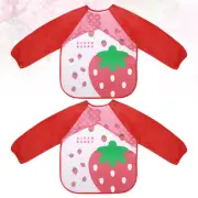 2pcs Aprons Kids Art Aprons Kids Bib Apron Kitchen Aprons Bib