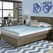 NEW! ~ COOL 4" MAX PLUSH COMFORT ULTIMATE MEMORY FOAM GEL BED MATTRESS TOPPER