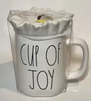 RAE DUNN Artisan Collection Daisy and Bee Lid Cup of Joy
