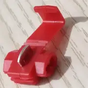 1000 Pack 22-18 Gauge Red Quick Splice Tap Wire Connectors Install Terminals UL