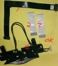 在飛比找露天拍賣優惠-4 片一組【原廠專用 按鍵板 遙控接收板 屏線 連接線無線網