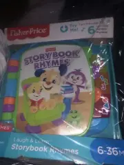 Fisher Price Laugh & Learn Storybook Rhymes Blue NEW Damaged BOX