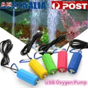 USB Oxygen Air Aquarium Pump Mini Aerator Fish Tank Silent Energy Saving Tools