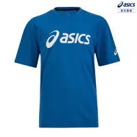 在飛比找momo購物網優惠-【asics 亞瑟士】男女中性款 亞洲版 短袖T恤 藍色 K