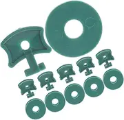 50 Pack Greenhouse Clips Garden Plant Clip Plastic Clamp for Greenhouse Fixing No Drill Installation Pp Material 100% Safe