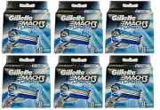 Gillette Mach3 Turbo Men's Razor Blade Refills - 48 Cartridges