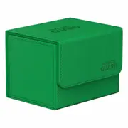 Ultimate Guard - Sidewinder 100+ Xenoskin Monocolor Green Deck Box