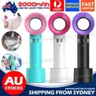 Portable Mini Hand-held Small Folding Desk Fan Cooler Cooling USB Rechargeable