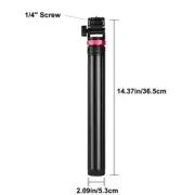 Durable Photography Video Light Stand Lighting Adjustable Tripod with 1/4" Screw