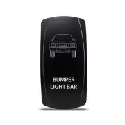 CH4X4 Rocker Switch for Jeep Cherokee XJ Bumper Light Bar Symbol - Green LED