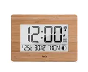 Multifunctional Digital Alarm Clock For Weather Forecast - Yellow