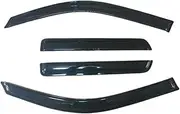 Window Visor Fit for Chevy Trailblazer 2002-2009 Black Tinted Car Side Window Visor Guard Vent Awnings Shelter Rain Guard Door Ventvisor (Color : Trailblazer 02-09)