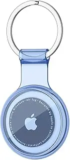 Soft Clear AirTag Case, AirTag Holders for Apple AirTags 2021, [Full Waterproof] AirTags Case with Keychain, Anti-Scratch Lightweight Secure Holder Protective Cover for AirTags Holder