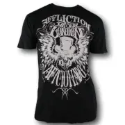 Affliction WATSON A6403 Men's Short Sleeve T-shirt Tee Black