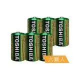 在飛比找遠傳friDay購物精選優惠-東芝TOSHIBA 環保碳鋅電池(2號6入) 原廠公司貨