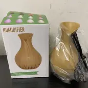 Aroma Humidifier Diffuser Ultrasonic Wood Air Essential Oil Electric USB 40ML/HR