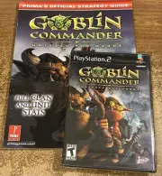 PLAYSTATION 2 - GOBLIN COMMANDER: Unleash The Horde GAME & PRIMA STRATEGY GUIDE