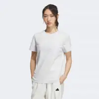 在飛比找momo購物網優惠-【adidas 愛迪達】短袖上衣(IM8838 女款運動上衣