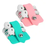 1/2 Pcs Cord Organizer Earbuds Holder Earphone Wrap Earphones Organizer