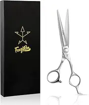 Fengliren High-end Professional Extremely Very Sharp Barber Hair Cutting Scissors Hairdresser Shears For Hair 6.5 Inch Haircut Scissor Made Of Stainless Steel Alloy For Hairdressing Salon and Home Use