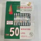 Vintage KMART Miniature Lites Lamps Multi Color 2 Pack K Mart Christmas