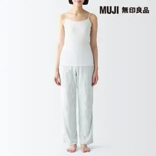 【MUJI 無印良品】女清爽舒適棉質輕薄細肩帶(共4色)