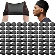 [Ramede] Stocking Wave Cap for Men Adult Stretchy Nylon Skull Cap Wave Caps Lightweight Beanie Caps Waves for Man Women