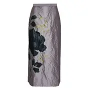 [Erdem] Pencil Midi Skirt Textured