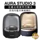 Harman Kardon 藍牙喇叭 AURA STUDIO 3 經典黑/沙漠金 重低音 水母三代【HK立邁保固】