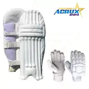 Cricket Batting Pads Clean Skin + BL-09 Cricket Batting Gloves + AU Stock