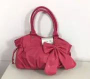 DEL MANO Pink Shoulder Bag Purse NEW