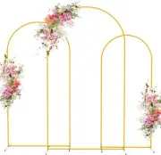 3Pcs/Set Arch Door Wedding Backdrop Stand Party Garden Flower Plants Decor Rack