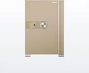 Philips Smart Safe - 2000 Series - 60kg (Smart Safe SBX202-6C0) Fingerprint Safe, PIN Code, Low Battery Alert - Perfect for Home and Office Valuables, Safe Storage, Secured Storage - Gold