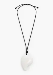 [Taking Shape] Taking Shape Big Bold Heart Necklace in White - Women's Accessories White