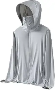 [Generic] Men's Jacket Summer UPF 50+ UV Proof Men Skin Coats Hooded Sun Protection Breathable Cool Thin Windbreaker Plus Size Casual Jackets