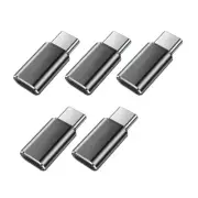 5pcs Lighting to USB C Adapters for Phone 15/16 Plus Pa Switches Adapter