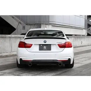 3D design BMW F32/F33 M-sport 用於 2 個尖端 (435i) 的後擴散器【YGAUTO】