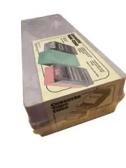 Vintage Take Along Cassette Tape Organizer Purple Case Holds 15 New USA TC-415