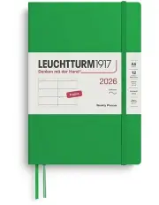 [LEUCHTTURM1917] Weekly Planner Medium A5 2026 Softcover in Spring Leaf