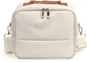 Digital Camera Printer st&or&ag&e Bag for CP910/1200/1300 Camera Padded Shoulder Bag Crossbody Camera Case- Bag AntiTheft(Apricot)