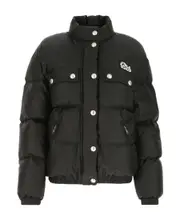 logo-patch puffer jacket IT40,IT38 Black