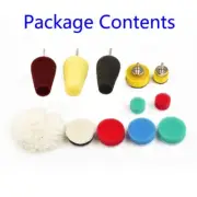 High Quality Buffing Pad Polishing Sponge Wheel for Drill 13 Pieces Included